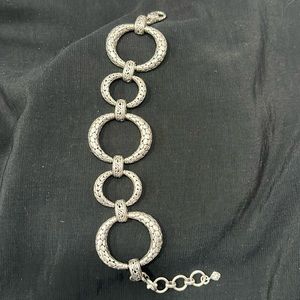 SARDA bracelet in sterling silver, adjustable, signed and named “Adorn”